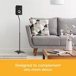 Universal Surround Sound Speaker Stands, Adjustable & Stylish