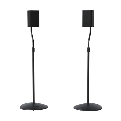 Adjustable Height Speaker Stand Set - Model HTBS