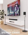 Adjustable Height Speaker Stand Set - Model HTBS
