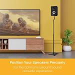 Universal Surround Sound Speaker Stands, Adjustable & Stylish