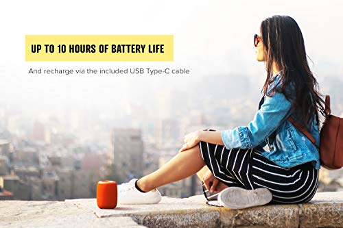 Portable Waterproof Bluetooth Speaker with Voice Control