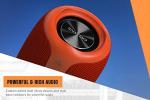 Portable Waterproof Bluetooth Speaker with Voice Control