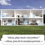 Alexa Smart Speaker with Clock - Glacier White