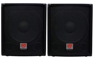 Pair of Rockville 15" Pro DJ Subwoofers