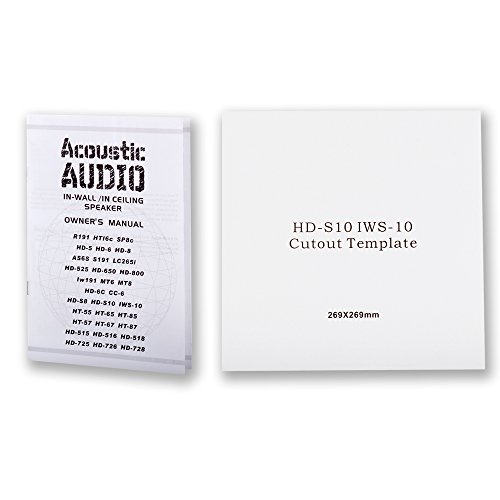 Goldwood HDS10 10" In-Wall Subwoofer Speaker