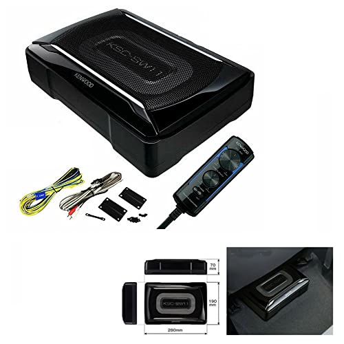 Kenwood Underseat Subwoofer with Passive Radiator