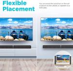 Wireless TV Soundbar with 3D Surround Sound