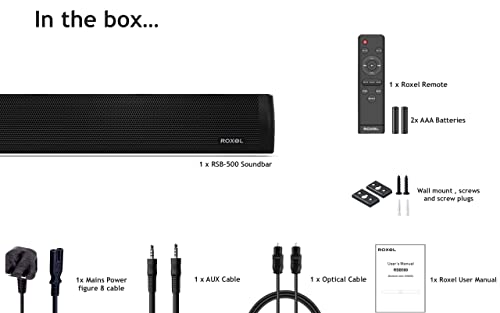 Roxel RSB500 All-in-One Soundbar with Subwoofer