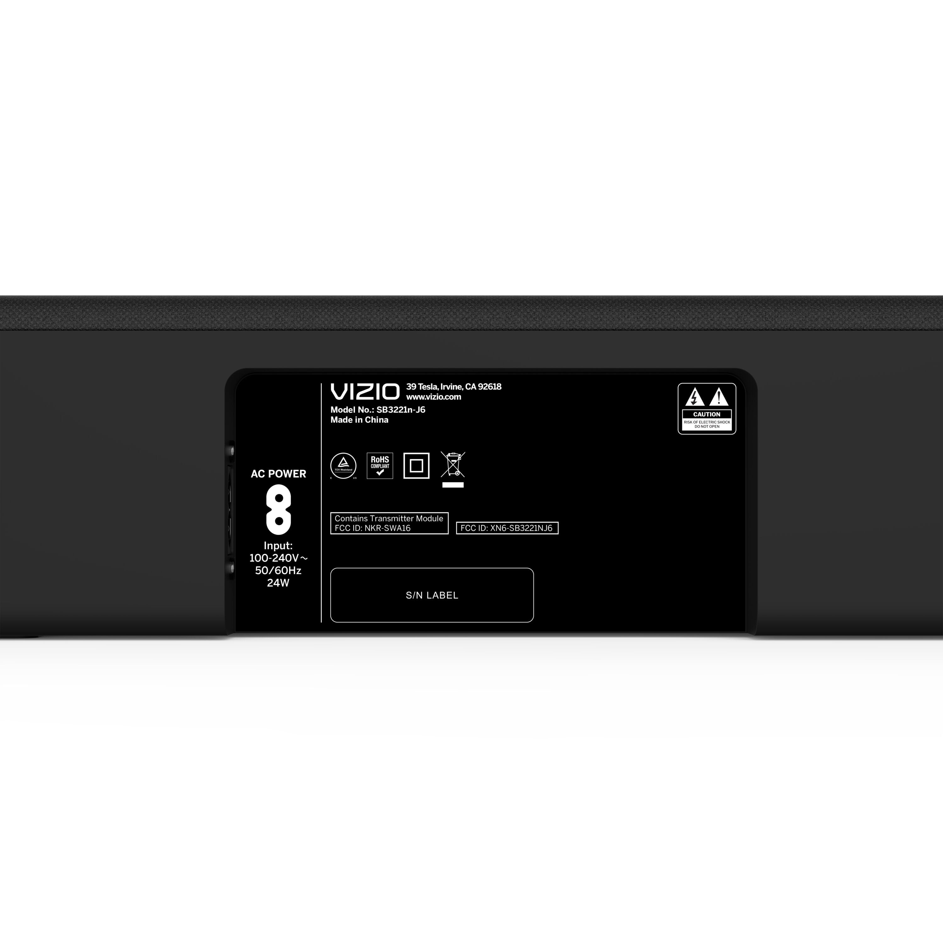 VIZIO 2.1 Sound Bar with Subwoofer