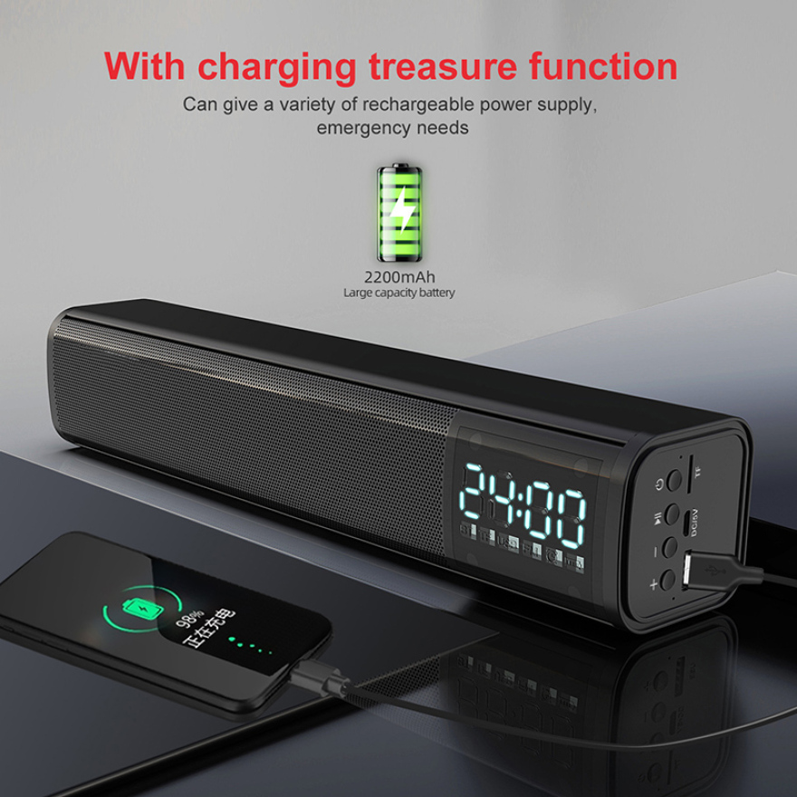 Compact Soundbar with Subwoofer for TV & PC