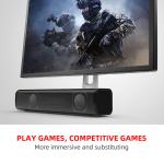 Compact Soundbar with Subwoofer for TV & PC