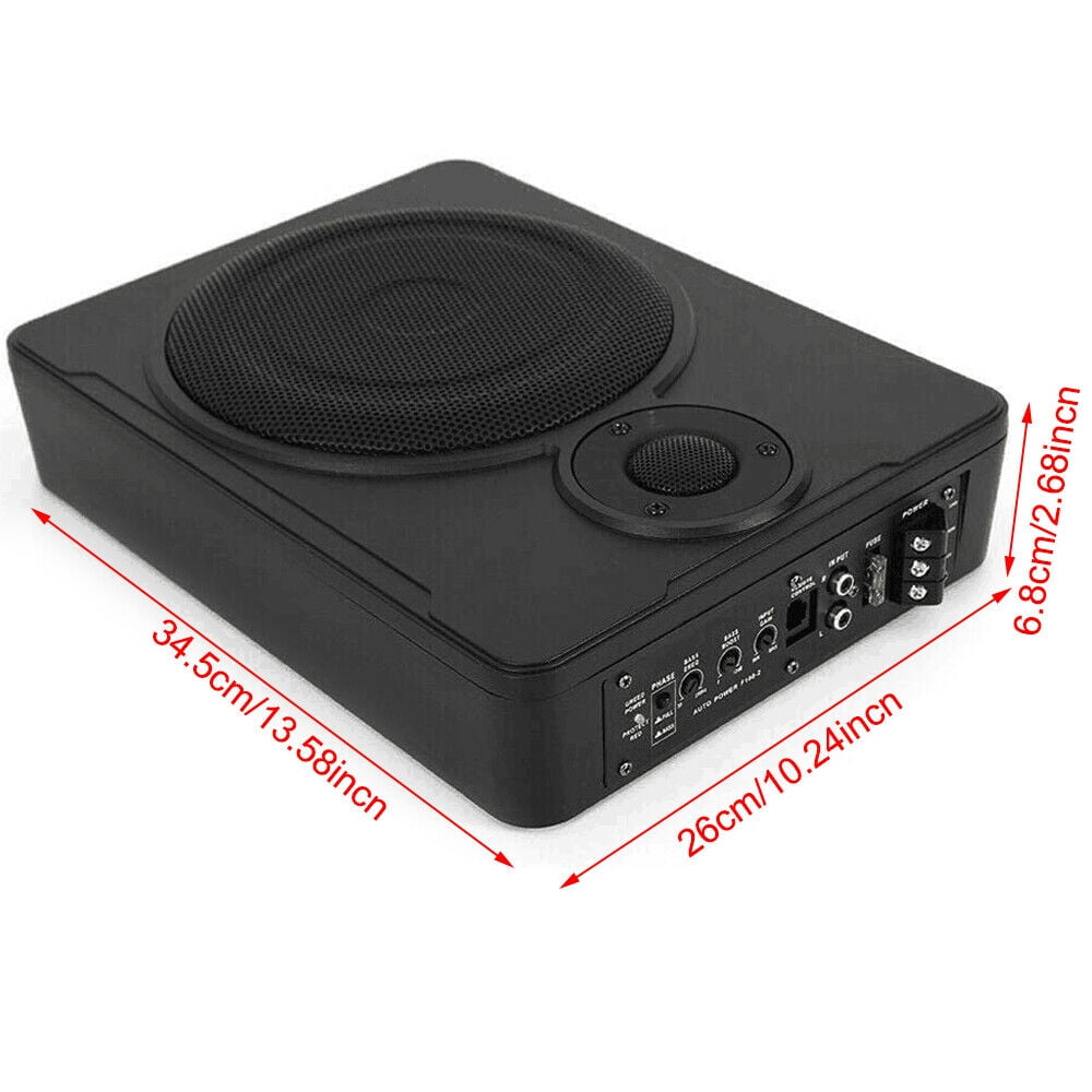 Slim Under-Seat Car Audio Subwoofer Speaker