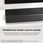 LG Dolby Atmos Soundbar with 4K Pass-Through