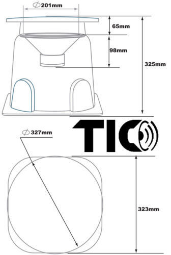 TIC GS50 - 250W 8" Professional Omni Subwoofer