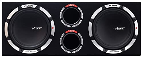 12" 2400W Twin Bass Subwoofer Enclosure