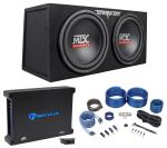 MTX Terminator Dual 12" Subwoofers with Amp Kit