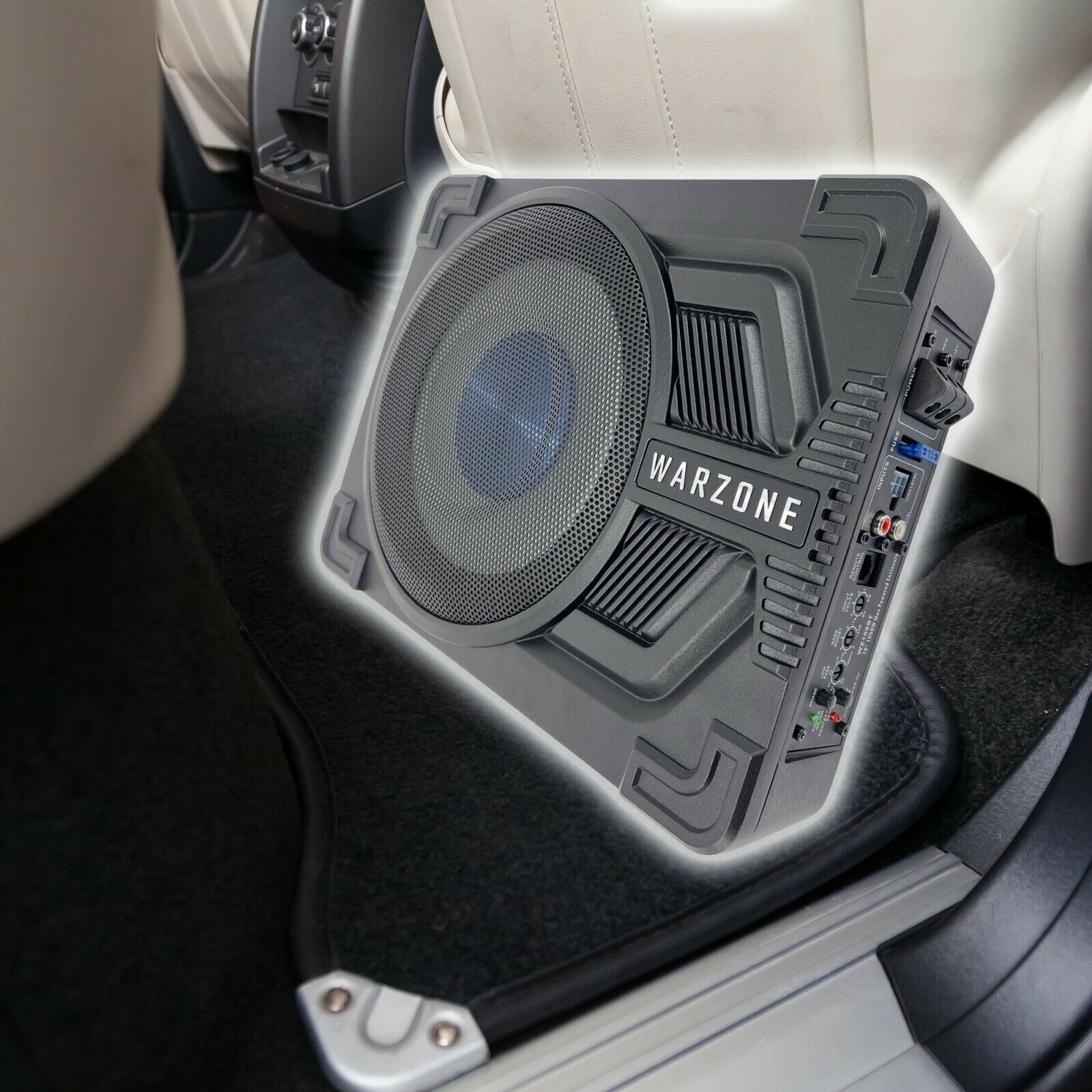 Compact 10" Under Seat Powered Subwoofer