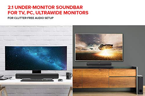 Creative Soundbar with Subwoofer for TV and PC