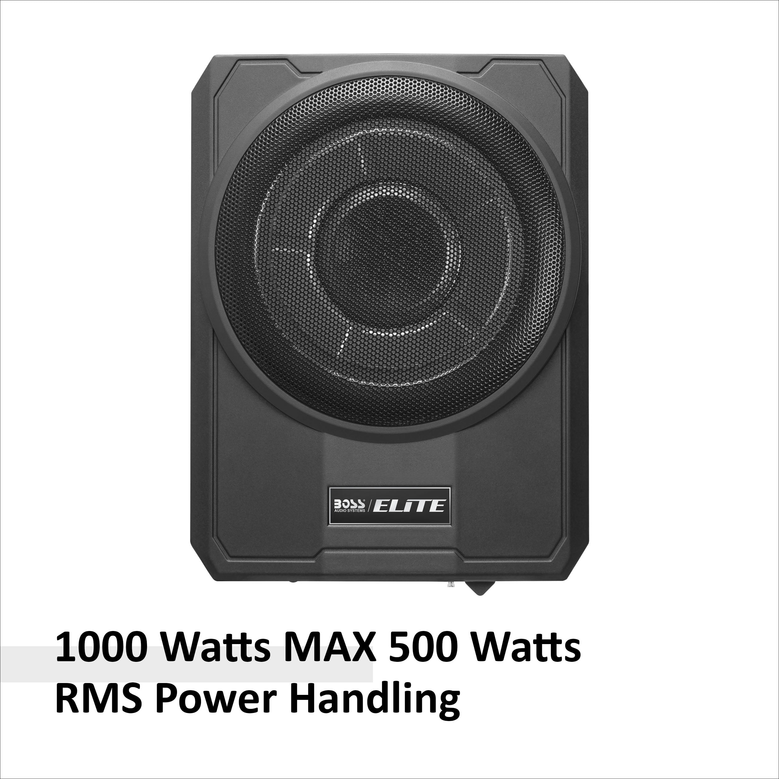 10" Low-Profile Car Subwoofer with Amplifier