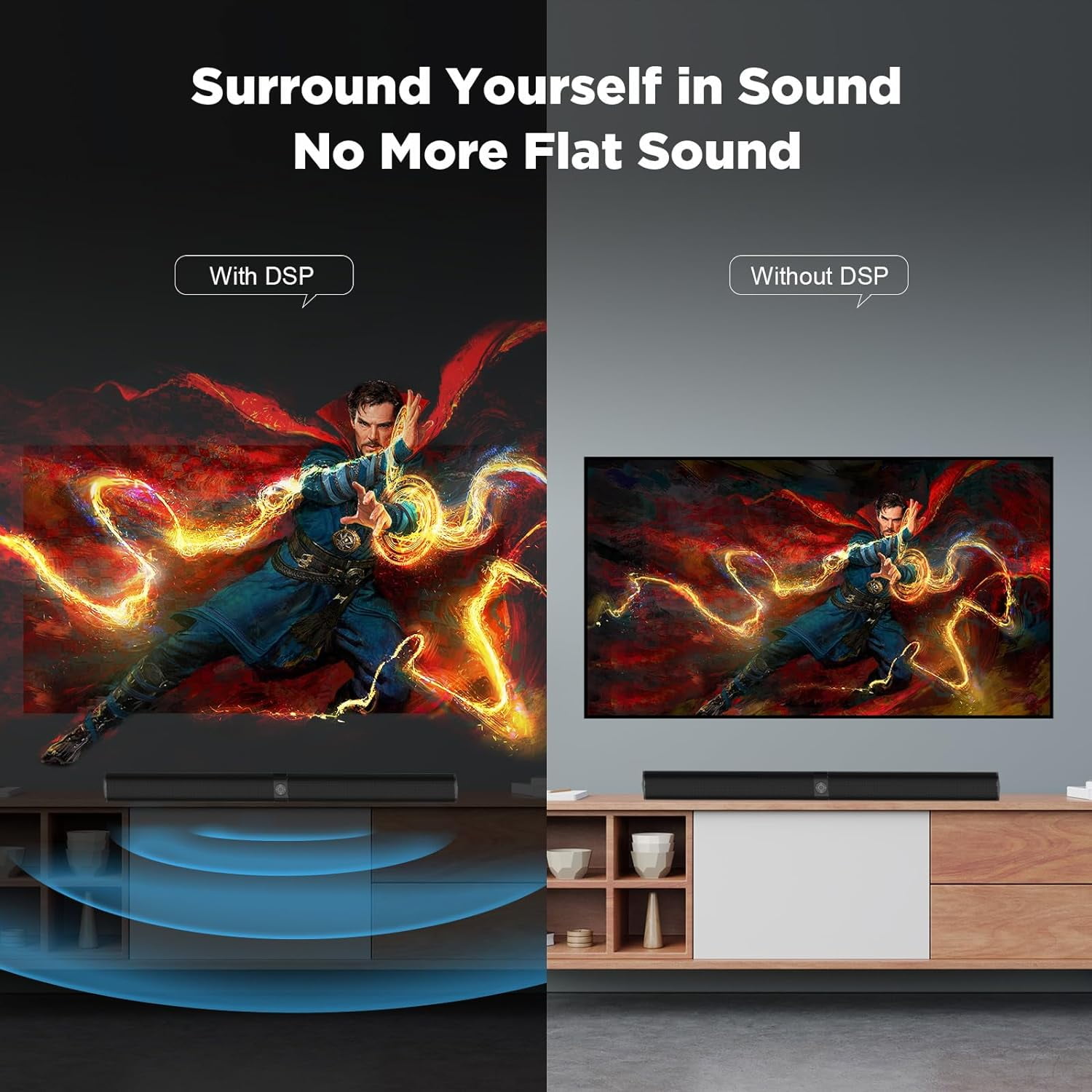 Split Sound Bars for Ultimate TV Surround Sound