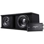 Skar Audio Dual 12" Subwoofer with Amplifier