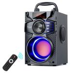 Portable Bluetooth Speaker with Party Light & FM Radio