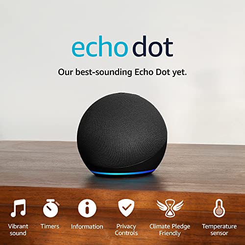 2022 Echo Dot Smart Speaker with Alexa - Charcoal