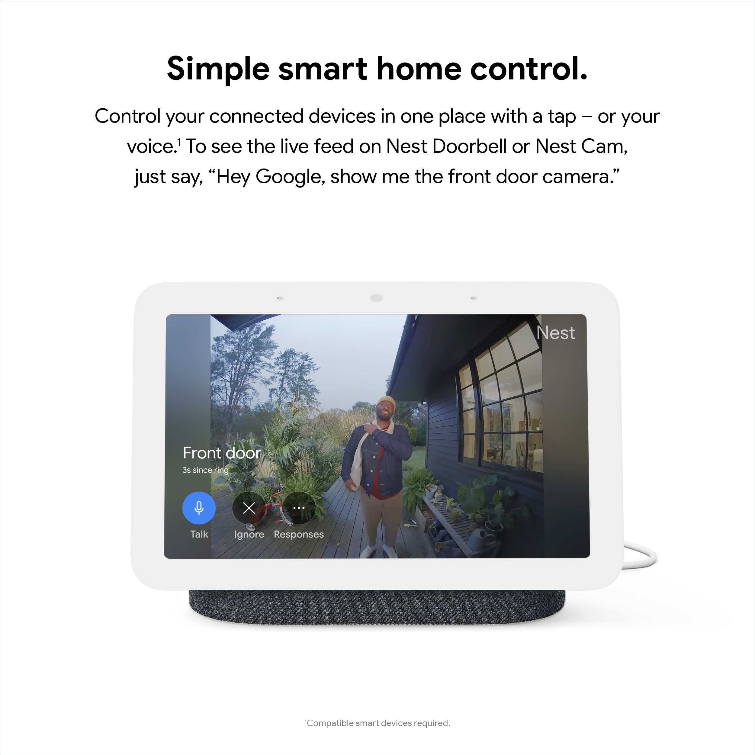 Google Nest Hub 2nd Gen - Charcoal Assistant Display