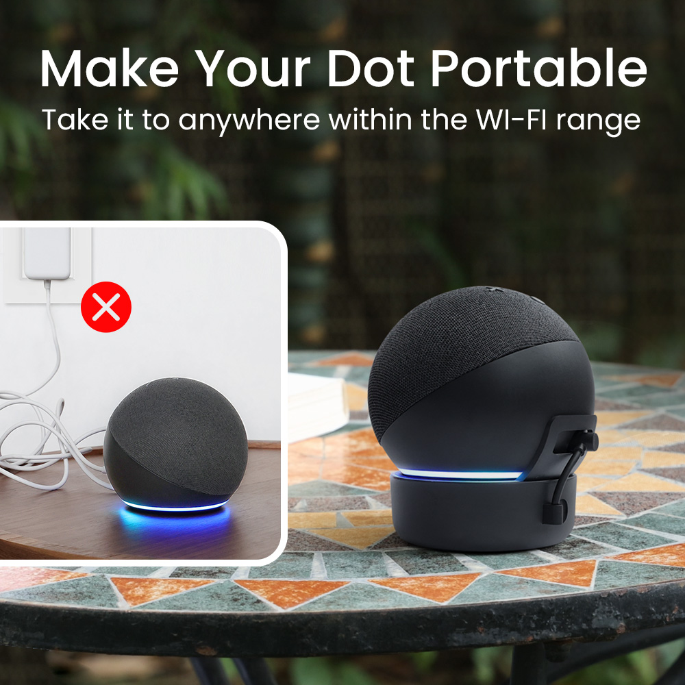 GGMM Battery Base for Echo Dot 4th/5th Gen