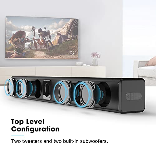 Bestisan 2.1 Channel 100W Soundbar with Subwoofer