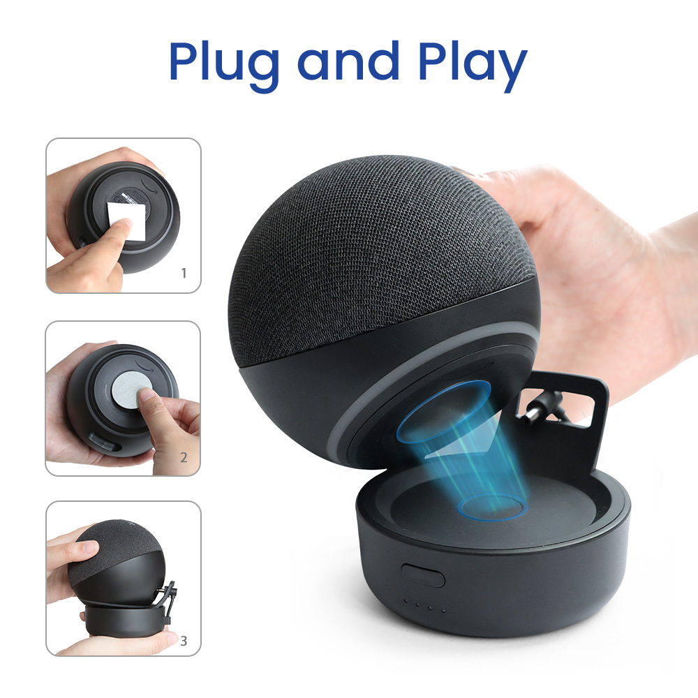 GGMM Battery Base for Echo Dot 4th/5th Gen