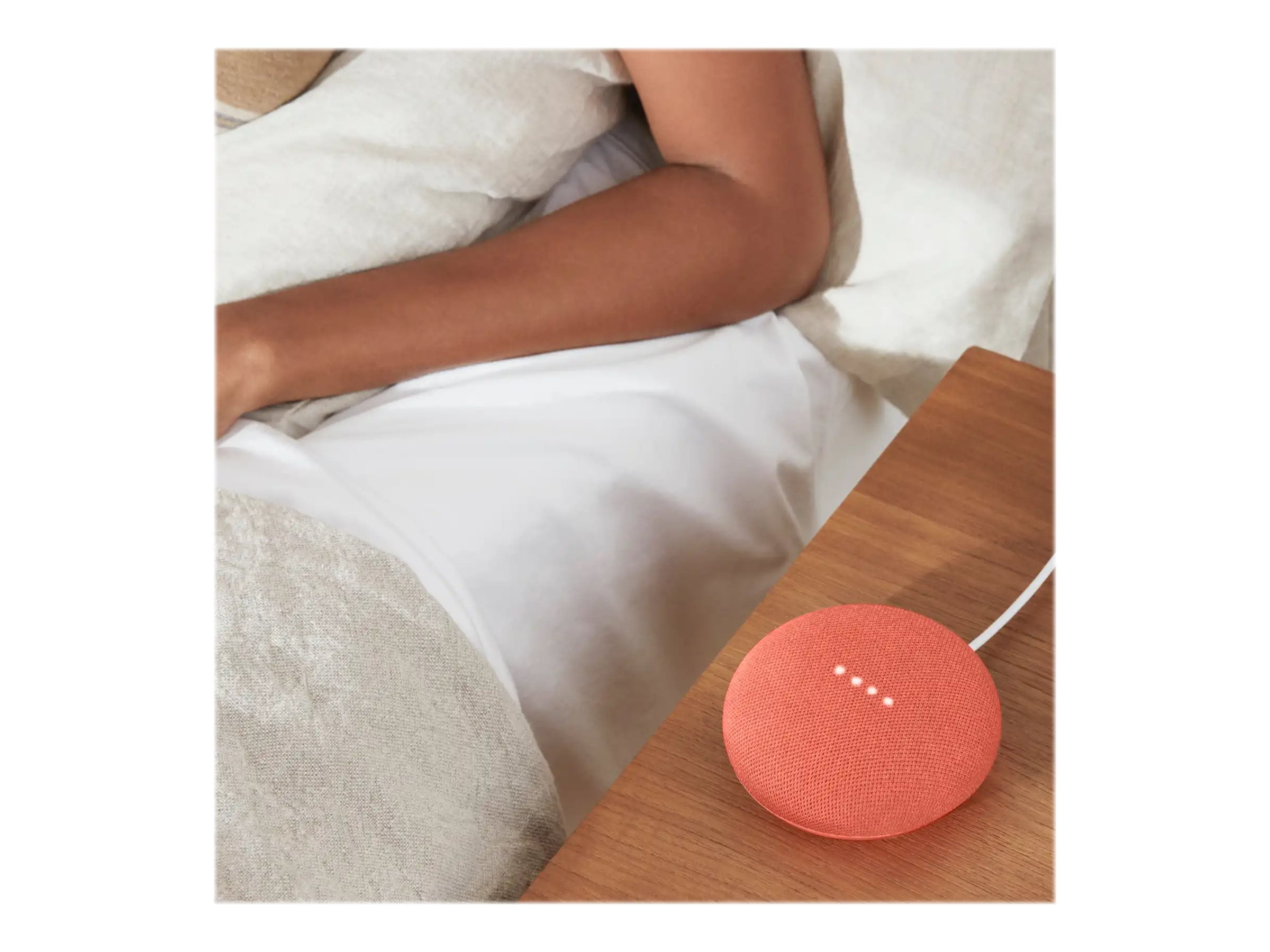 Google Home Mini - Coral Bluetooth Smart Speaker