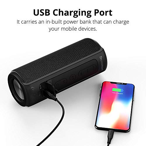 40W Outdoor Bluetooth Speaker with Tri-Bass Effects