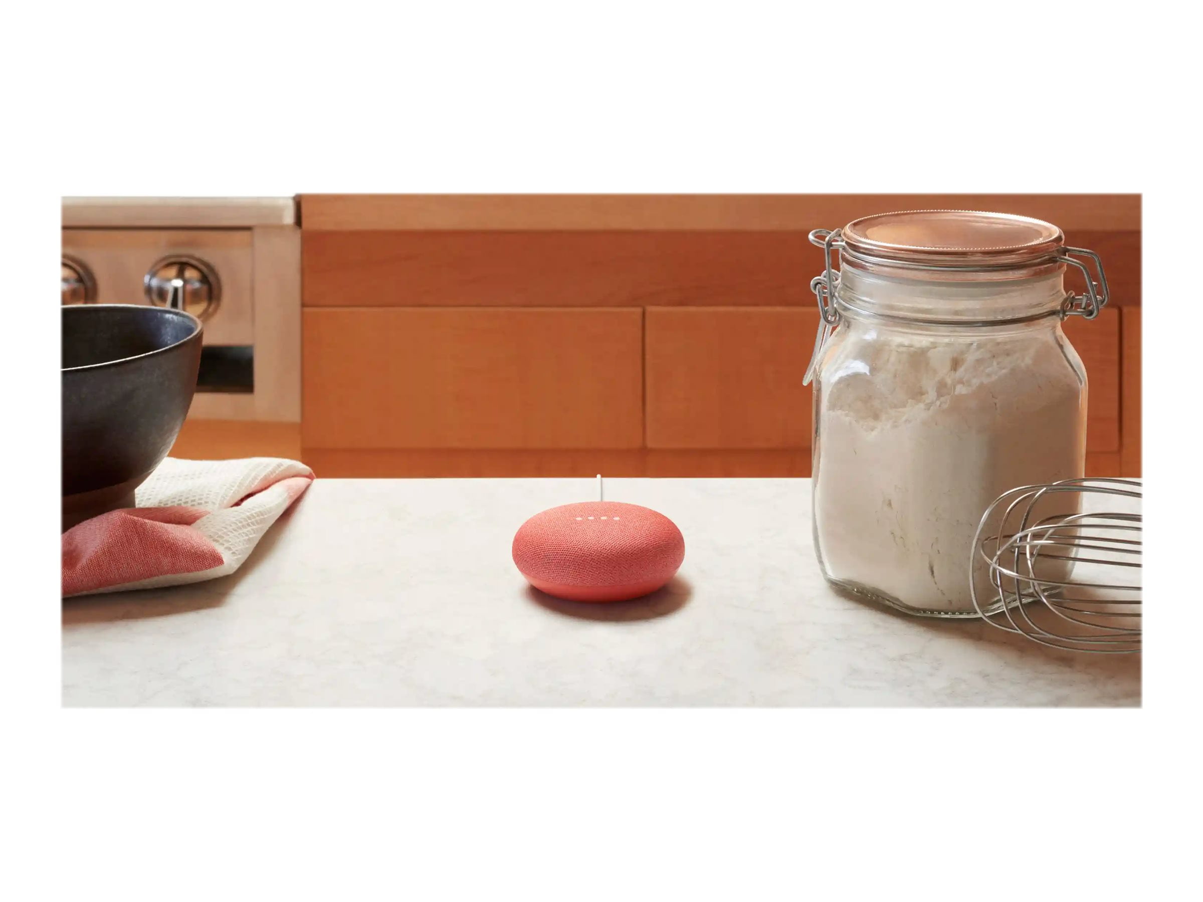 Google Home Mini - Coral Bluetooth Smart Speaker