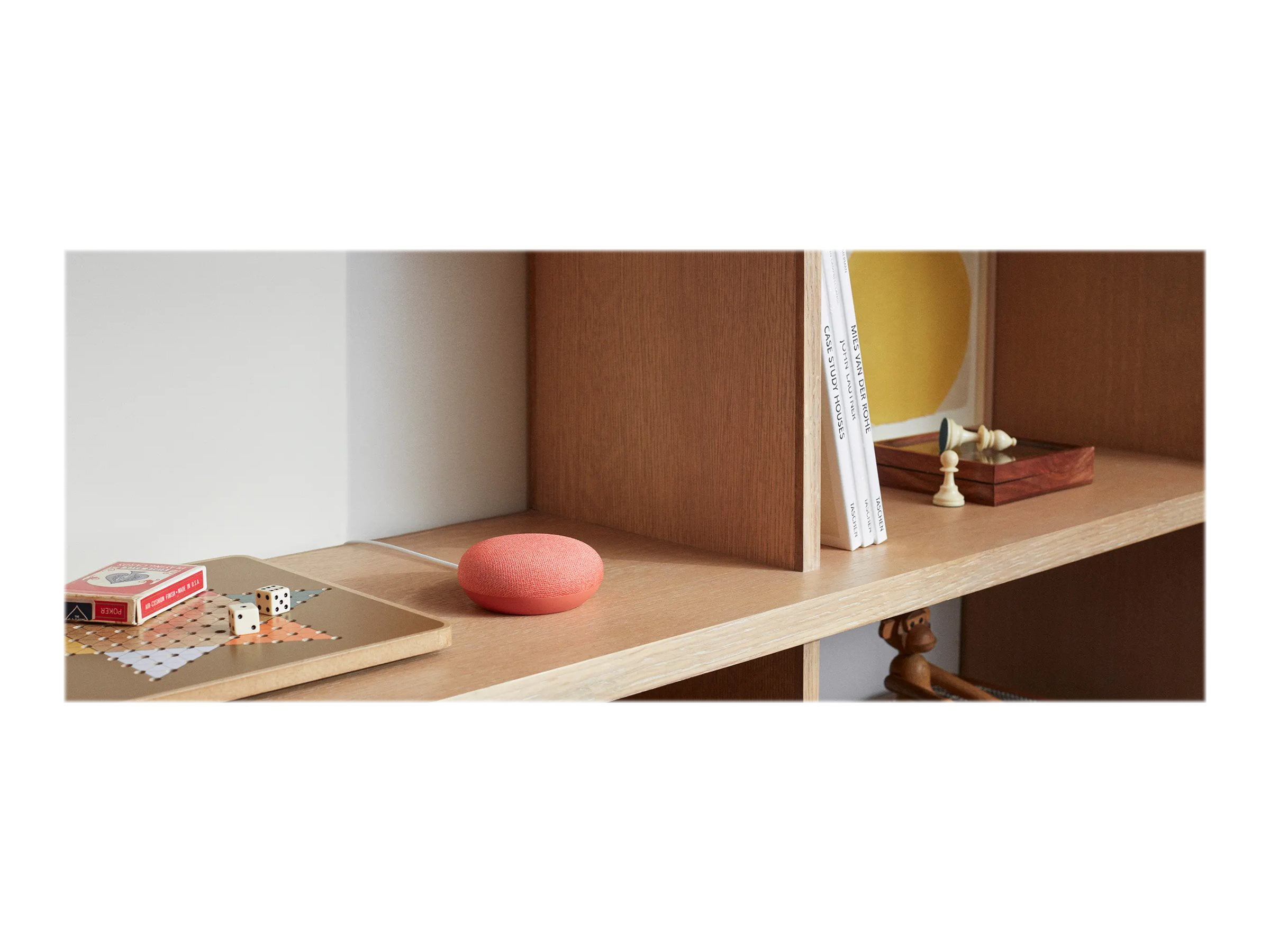 Google Home Mini - Coral Bluetooth Smart Speaker