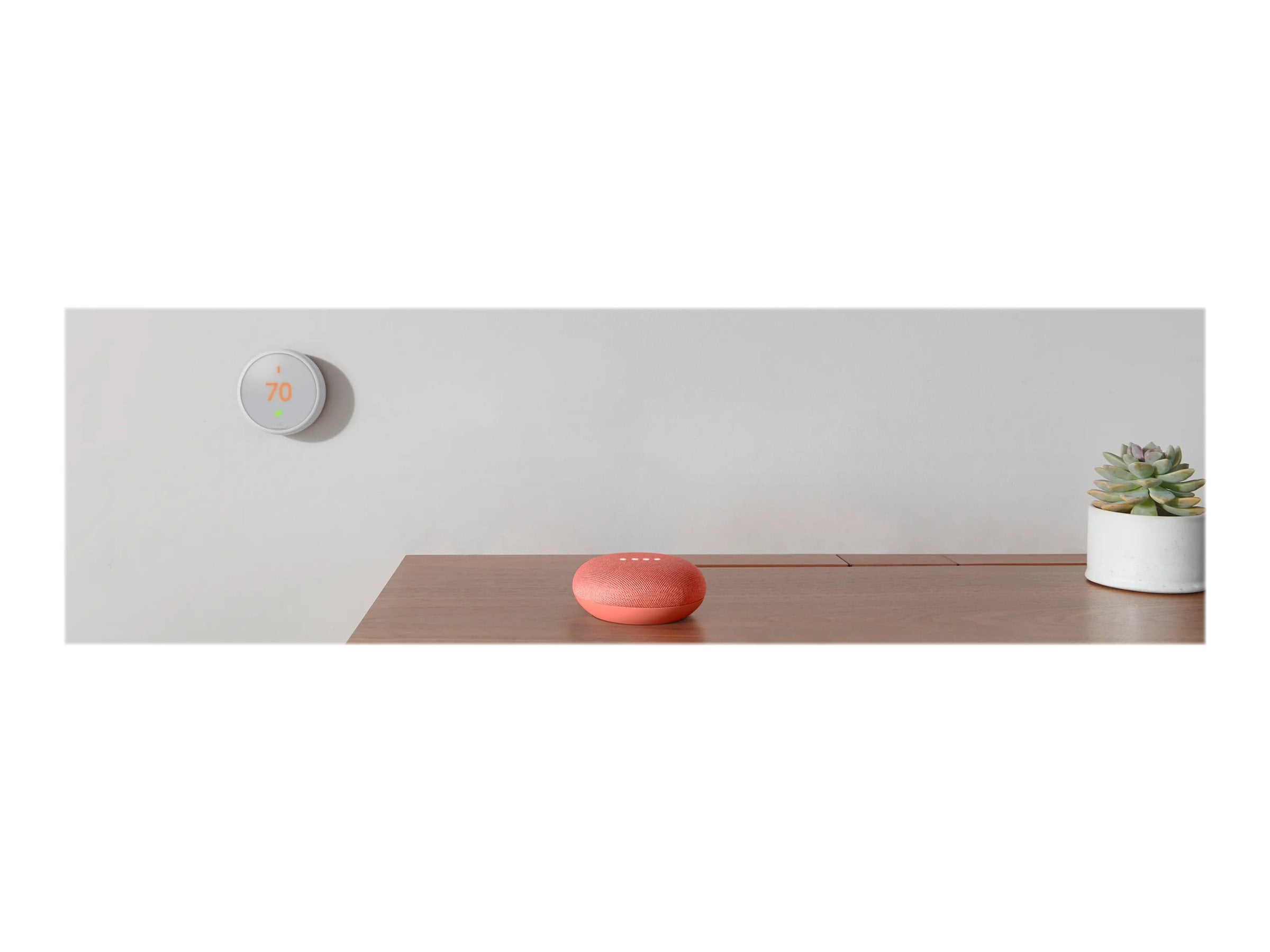 Google Home Mini - Coral Bluetooth Smart Speaker