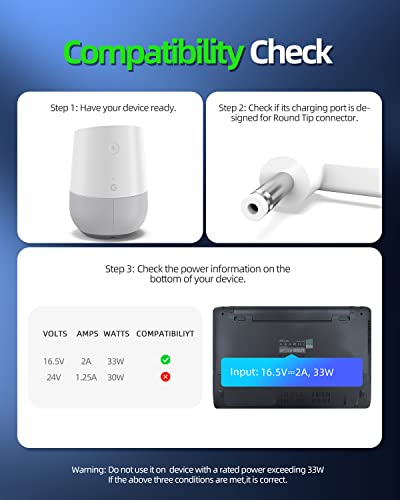 Google Home/Nest Hub Charger Adapter Cord