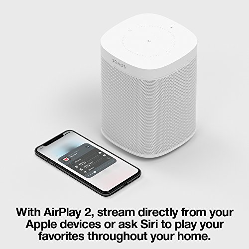 Voice-Controlled Smart Speaker with Alexa - Sonos One (Black)