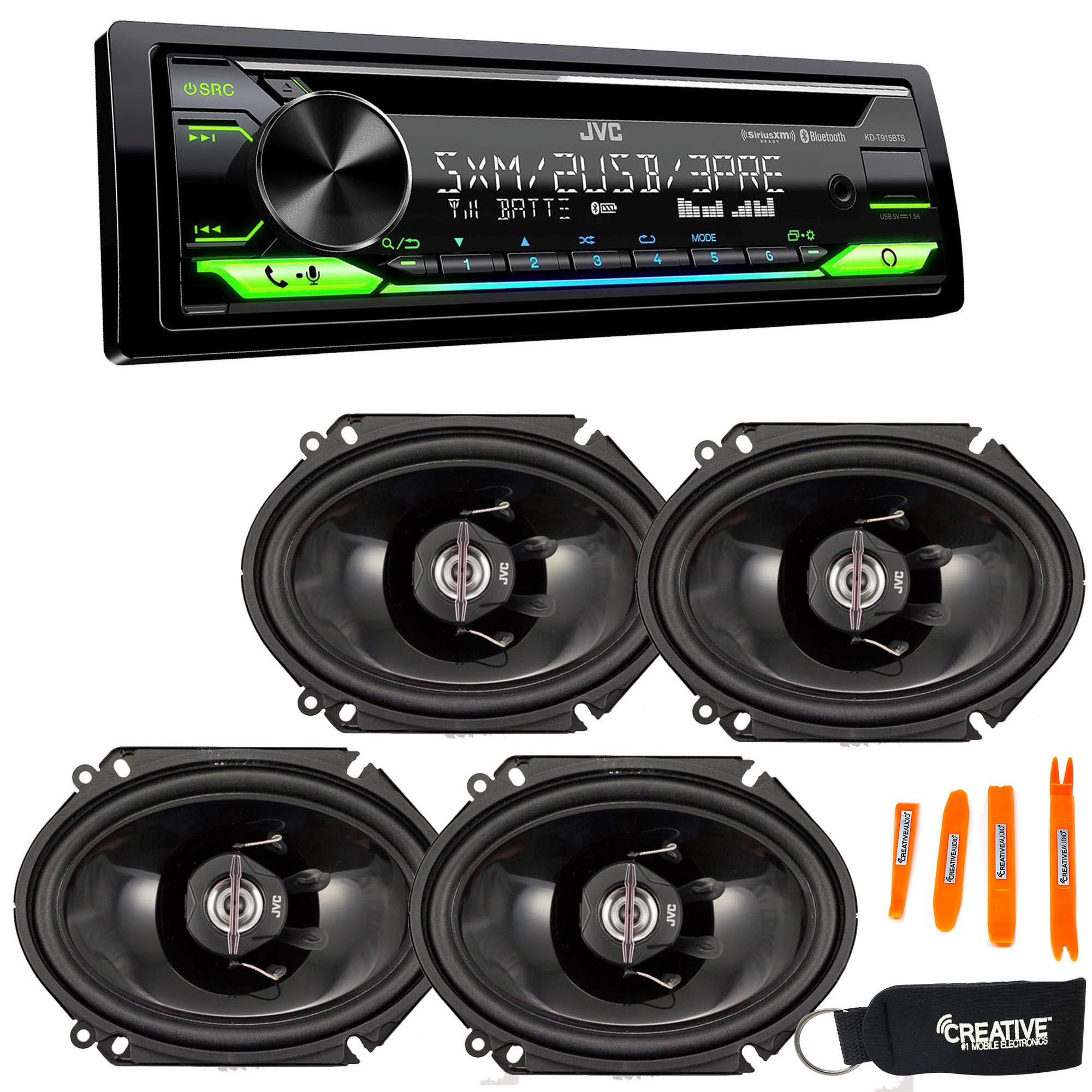 JVC CD Bluetooth Speakers with Alexa
