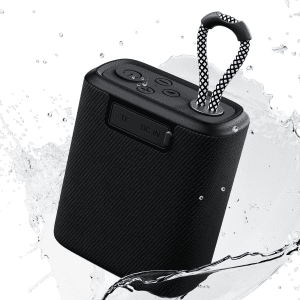 Portable Bluetooth speaker with HD sound and 12-hour playtime