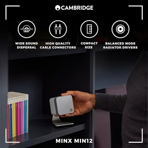 Compact Black Cambridge Audio Minx Satellite Speaker