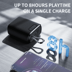 Portable Bluetooth speaker with HD sound and 12-hour playtime