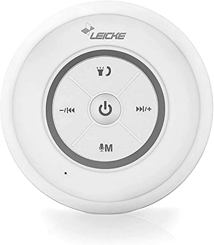 Waterproof Bluetooth Shower Speaker with Voice Control