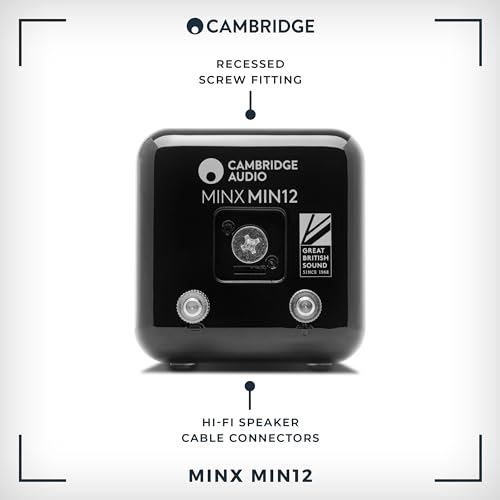 Compact Black Cambridge Audio Minx Satellite Speaker