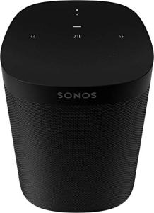 Smart Sonos One speaker with voice control (Black)