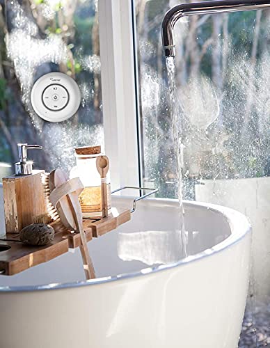 Waterproof Bluetooth Shower Speaker with Voice Control