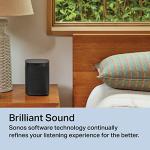 Smart Sonos One speaker with voice control (Black)