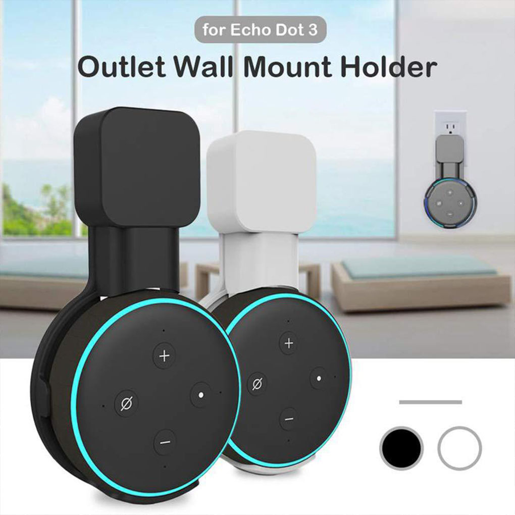 Echo Dot 3 Wall Mount with Cable Management