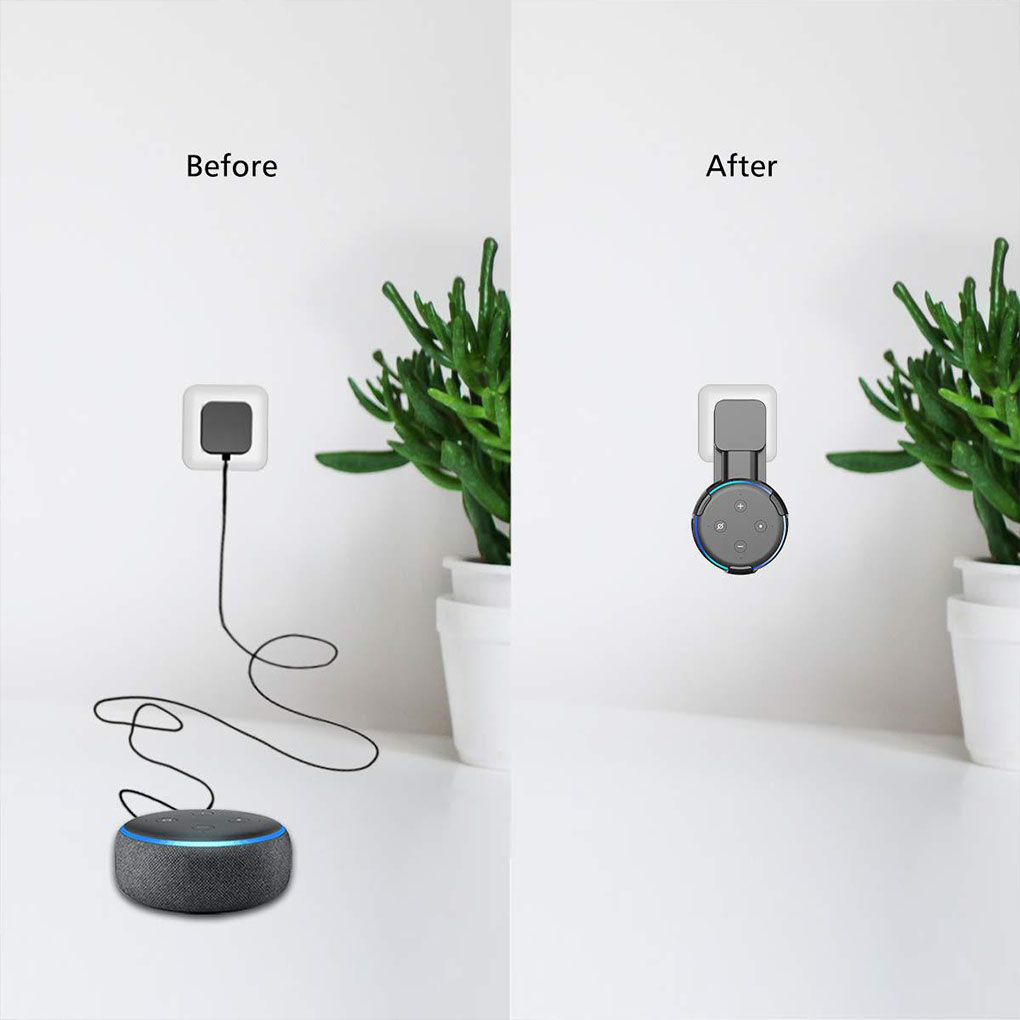 Echo Dot 3 Wall Mount with Cable Management