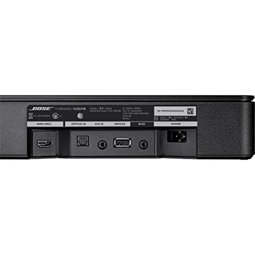 Bose Bluetooth Small Soundbar for TV, Black